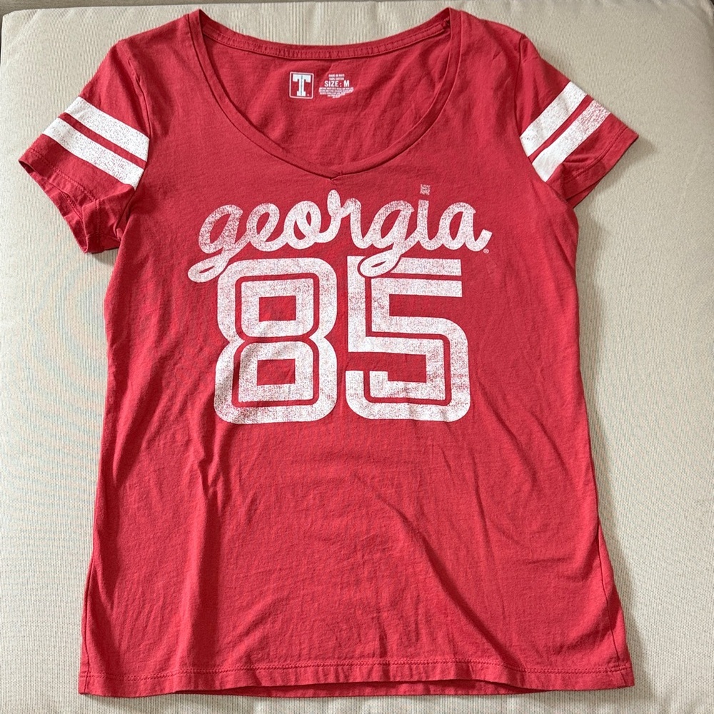 Red Georgia 85 Women's Short Sleeve Tee